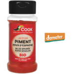 Piment Doux Moulu Cook 100ml Demeter origine Espagne Piment Doux Moulu Cook 100ml Demeter origine Espagne