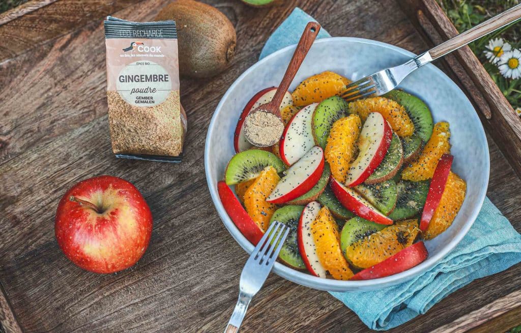 Salade de kiwi et agrume au gingembre 7
